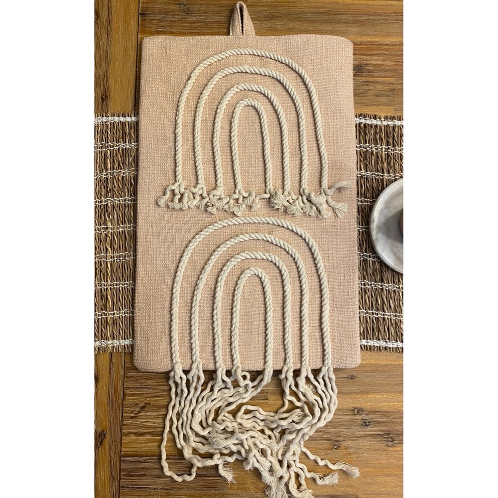 Rainbow wall hanging